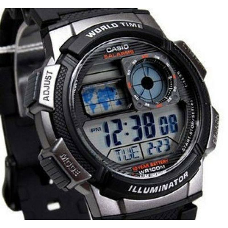 casio world time countdown timer