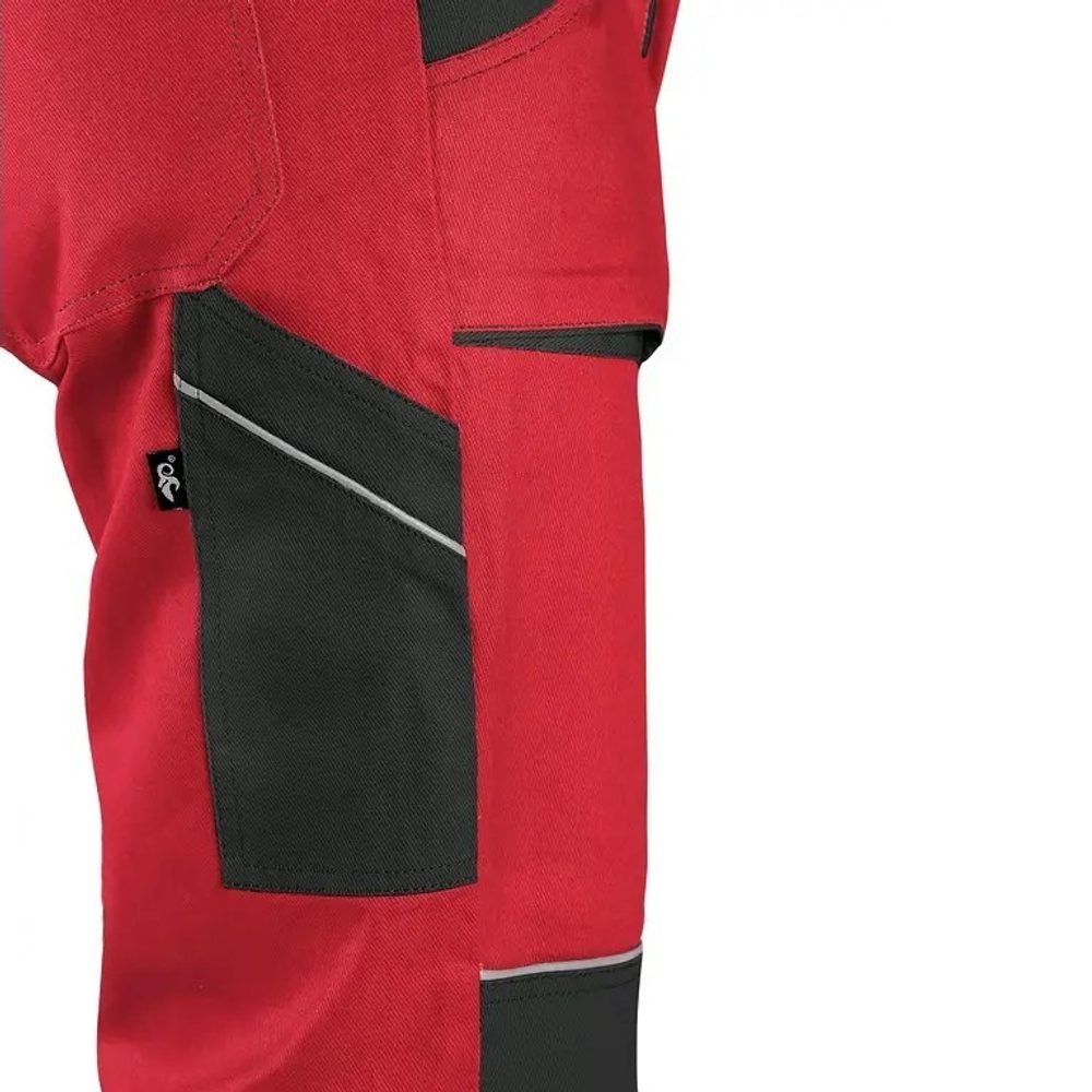 Canis (CXS) Pracovné nohavice CXS LUXY JOSEF - Červená / čierna | 58
