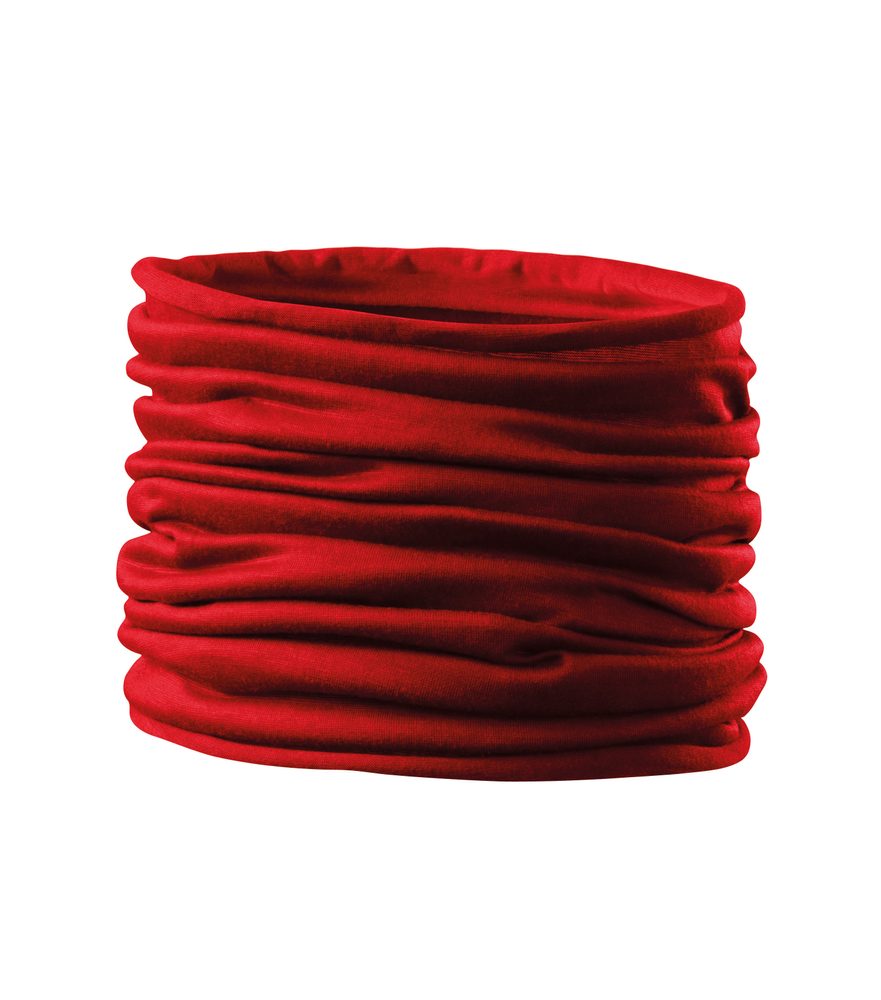 MALFINI Multifunkčná šatka Twister - Červená | uni