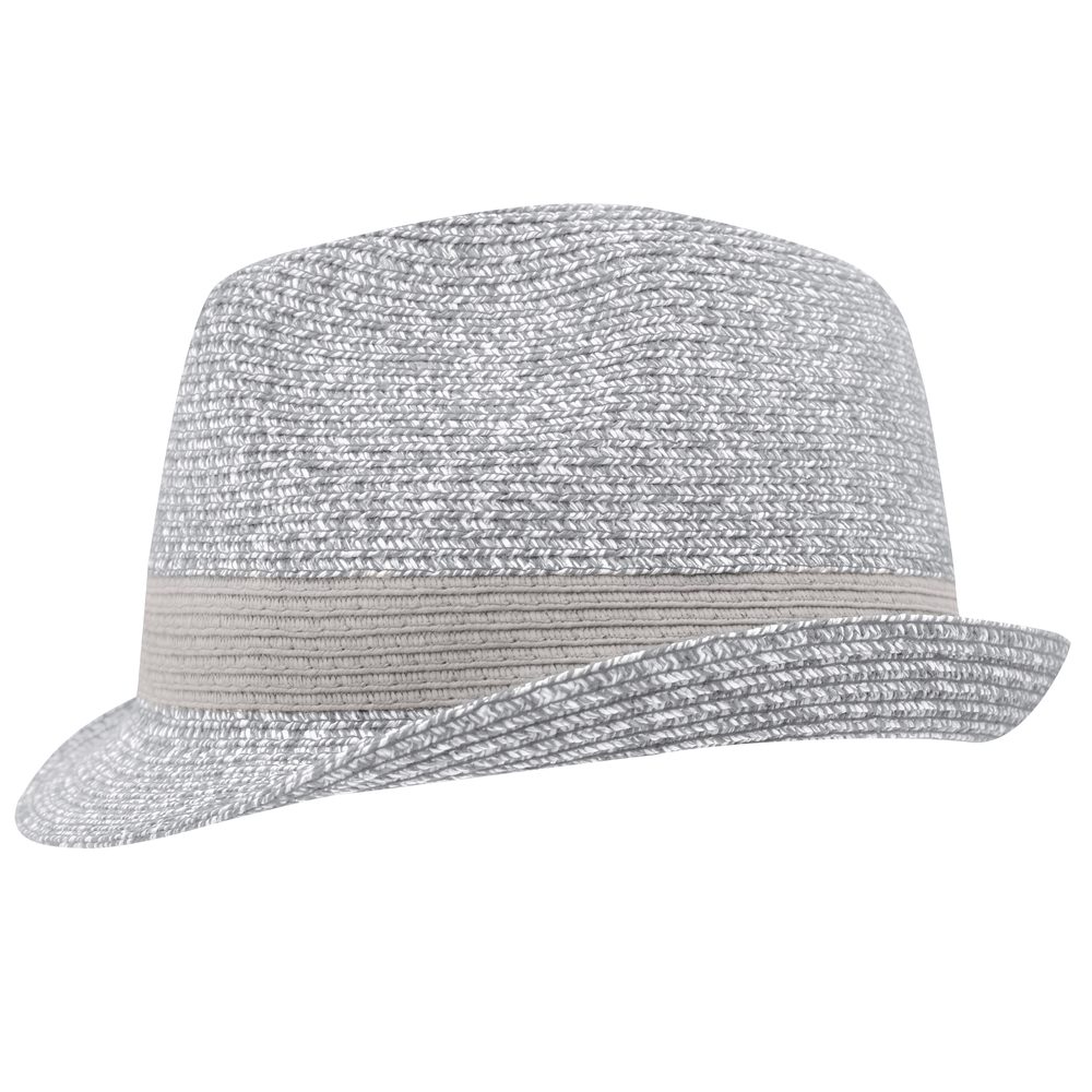 Levně Myrtle Beach Melírovaný klobouk MB6700 - Šedý melír