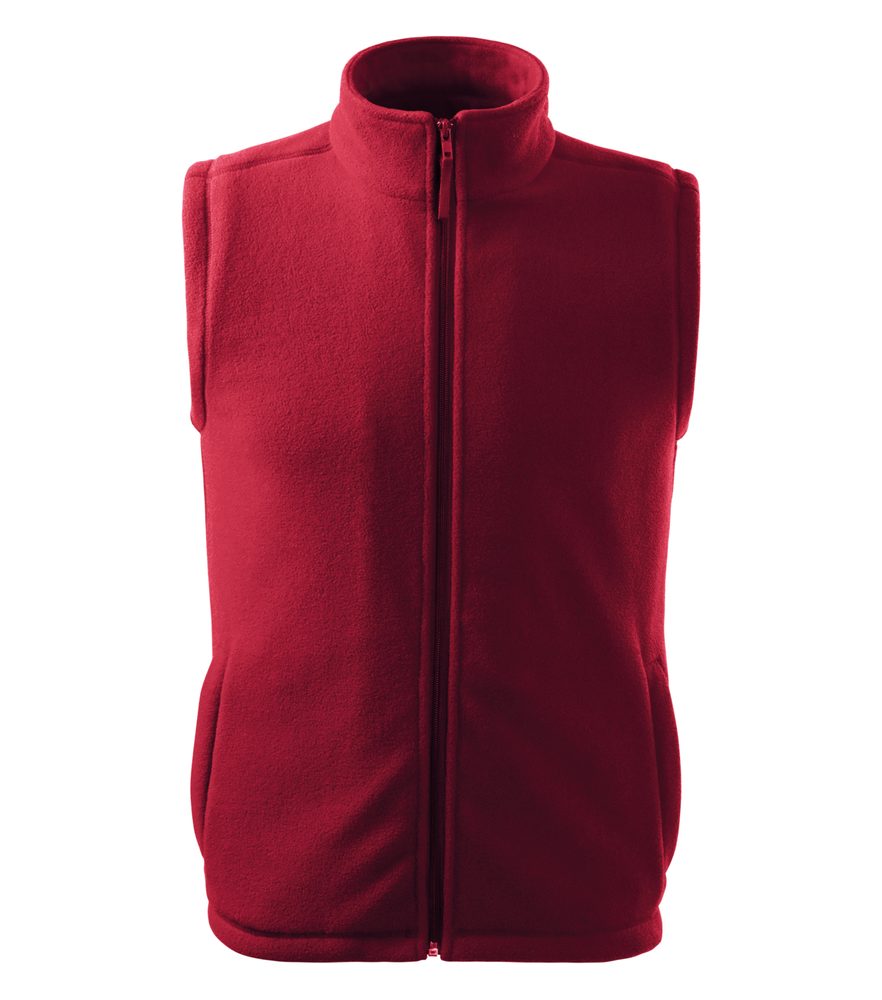 MALFINI Fleecová vesta Next - Marlboro červená | XL