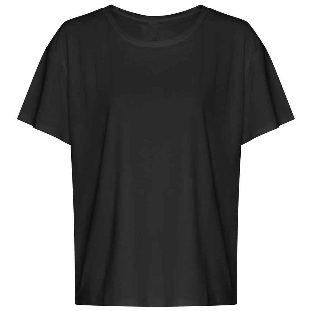 Just Cool Dámské sportovní tričko s otevřenými zády - Černá | M