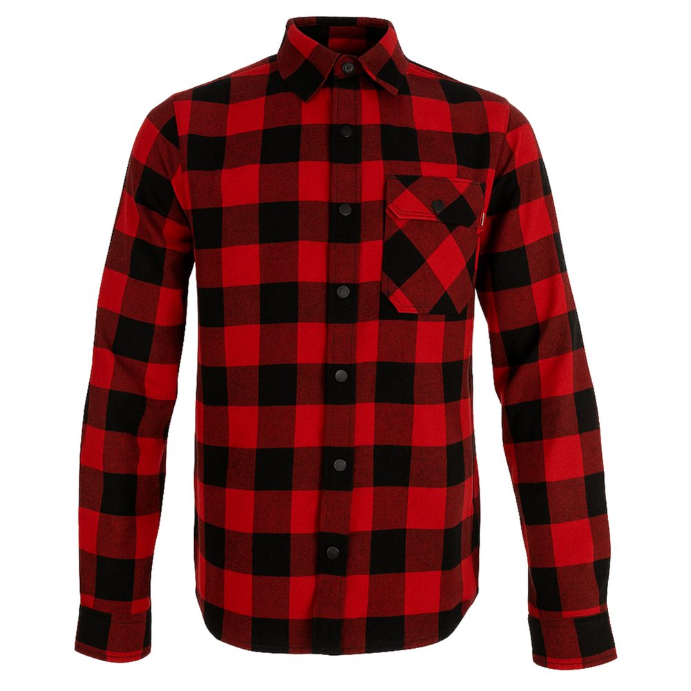 Bennon Flanelová košeľa PIPPO - Červená / čierna | 2XL