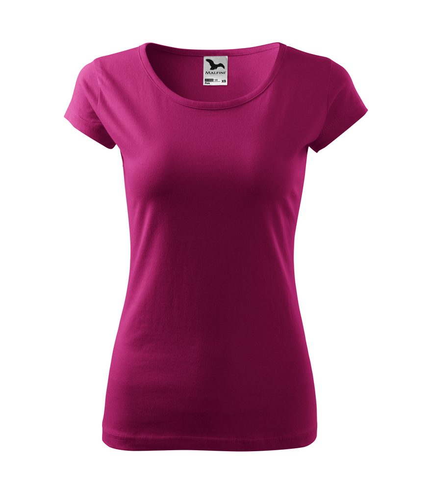 MALFINI Dámské tričko Pure - Světle fuchsiová | XS