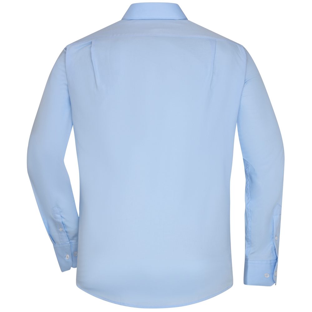 James & Nicholson Pánska košeľa s dlhým rukávom JN682 - Svetloružová | S