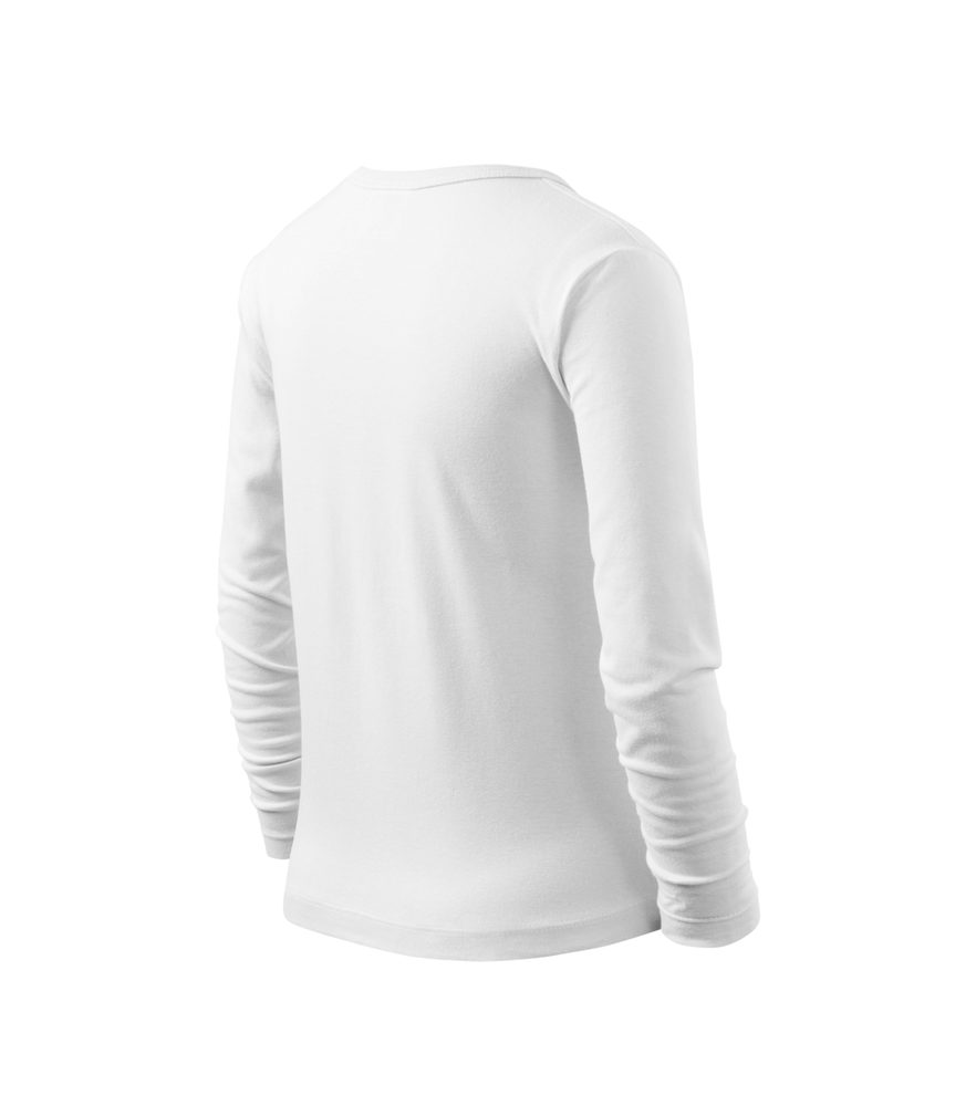 MALFINI Detské tričko s dlhým rukávom Long Sleeve - Čierna | 110 cm (4 roky)