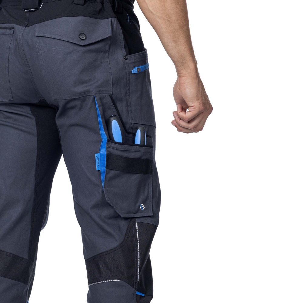 Ardon Pracovní kalhoty s laclem 4Xstretch - Tmavě modrá | 46