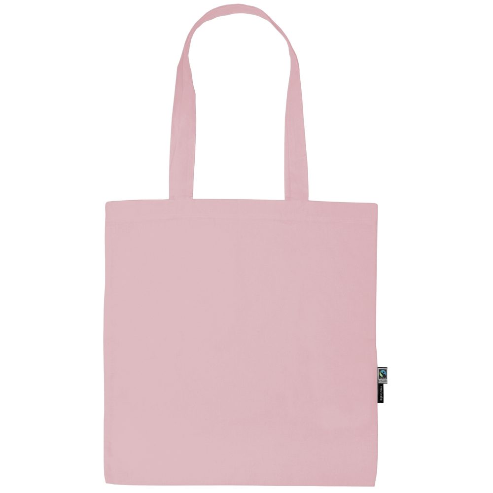 Neutral Nákupní taška přes rameno z organické Fairtrade bavlny - Světle růžová