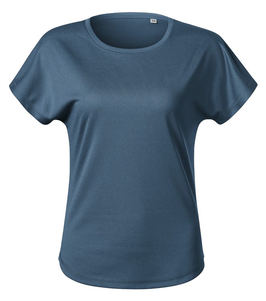 MALFINI Dámske tričko Chance - Tmavý denim melír | XL