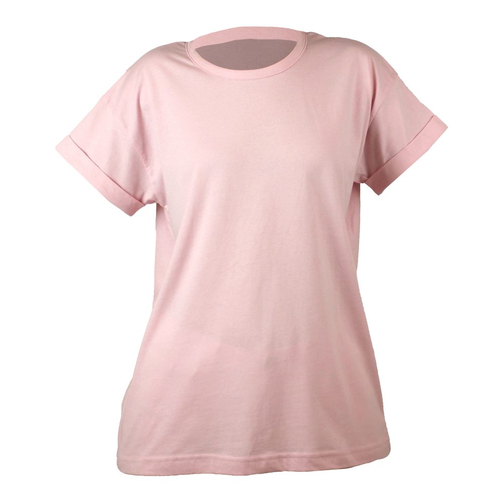 Mantis Voľné dámske tričko s krátkym rukávom - Jemne ružová | L