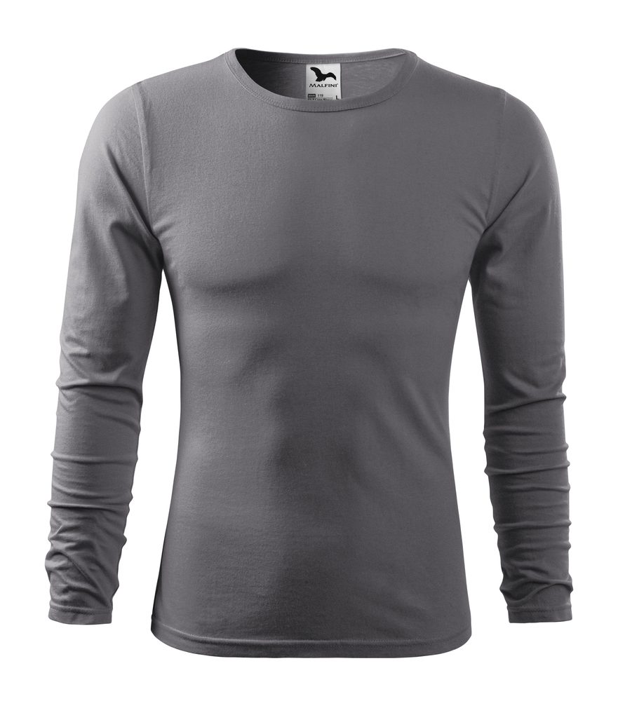 MALFINI Pánské tričko s dlouhým rukávem Fit-T Long Sleeve - Tyrkysová | M