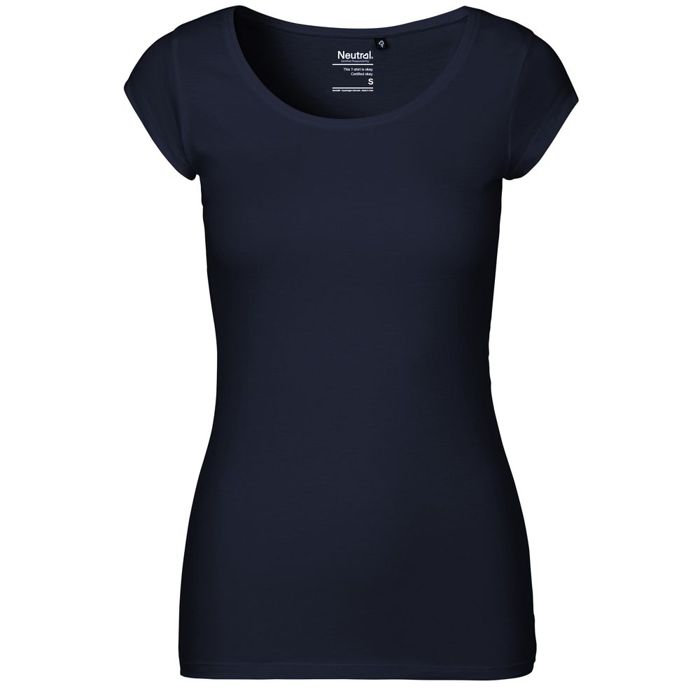 Neutral Dámské tričko z organické Fairtrade bavlny - Námořní modrá | L