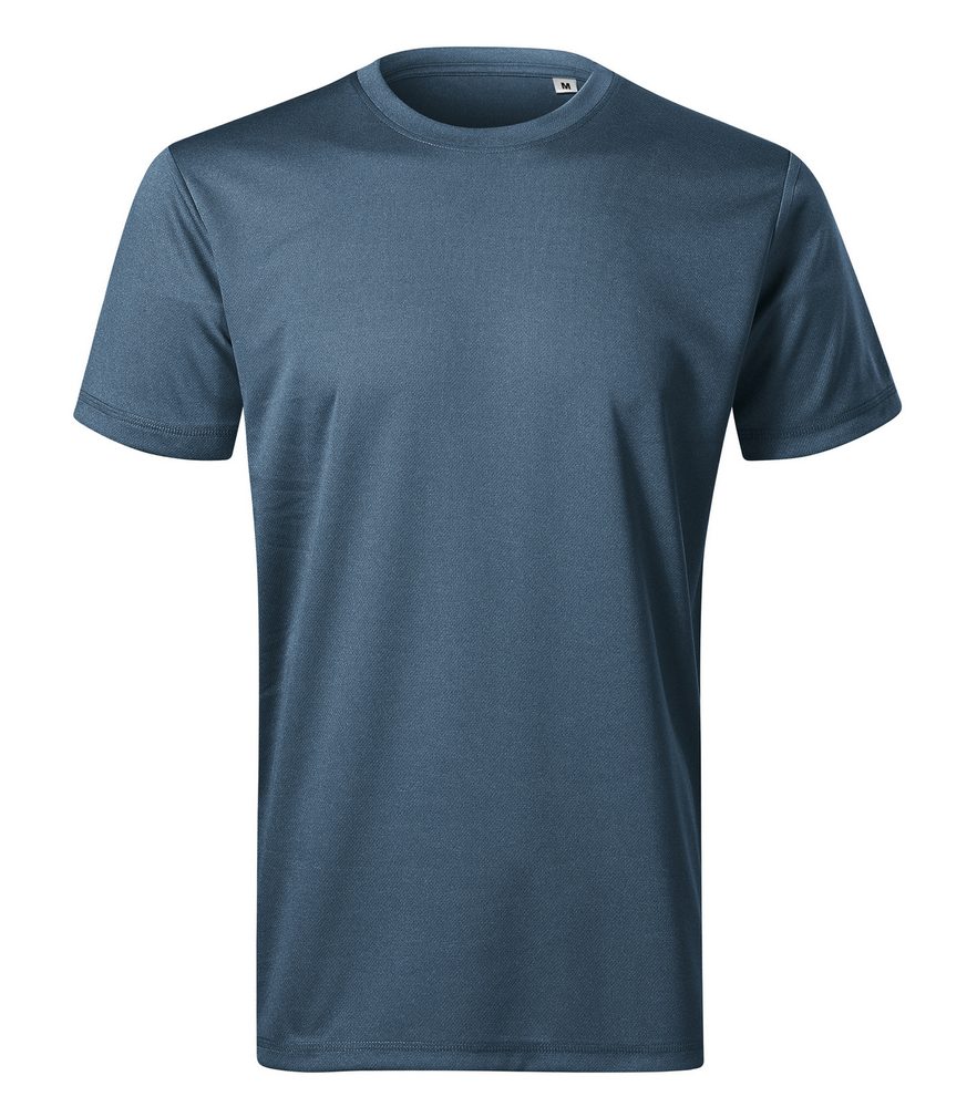 MALFINI Pánske tričko Chance - Tmavý denim melír | XL