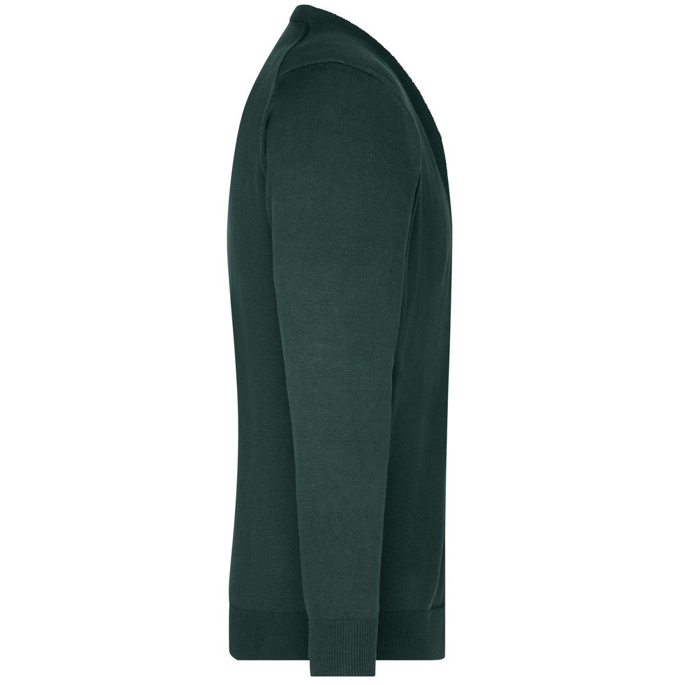 James & Nicholson Pánský bavlněný svetr JN661 - Šedý melír | XL