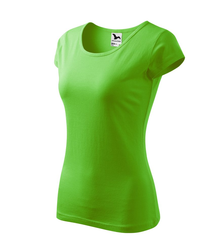 MALFINI Dámske tričko Pure - Stredne zelená | S
