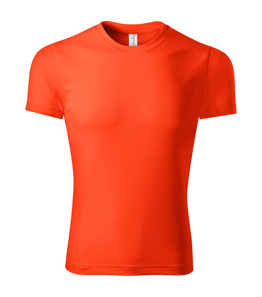 MALFINI Tričko Pixel - Neonově oranžová | L