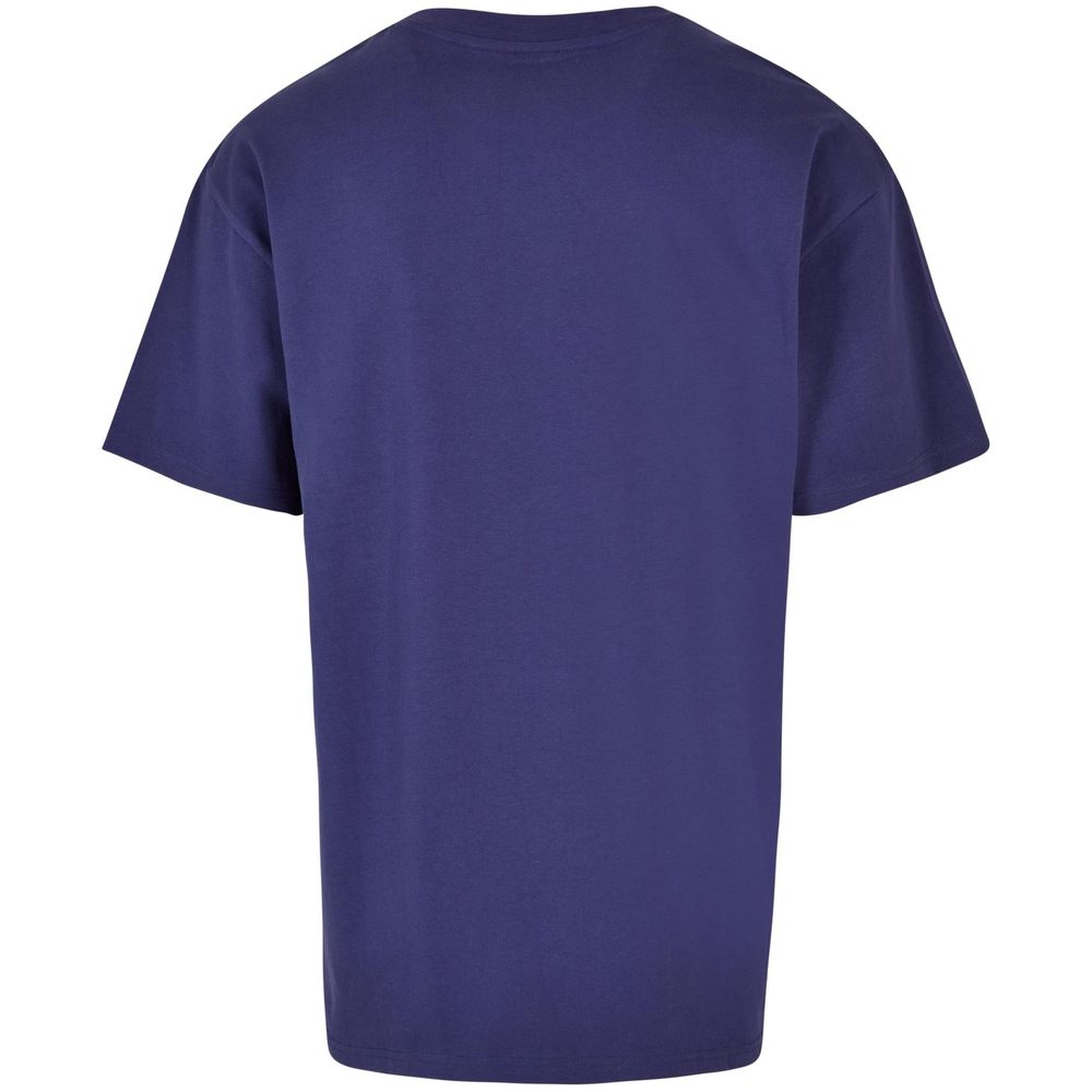 Build Your Brand Pánské tričko Heavy Oversize Tee - Beryl blue | XS