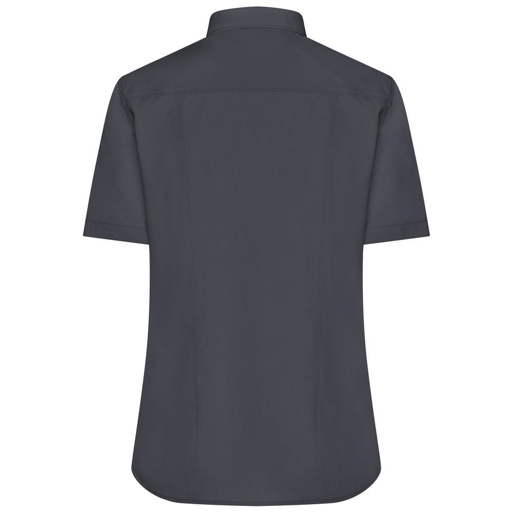 James & Nicholson Dámska košeľa s krátkym rukávom JN679 - Aqua | M