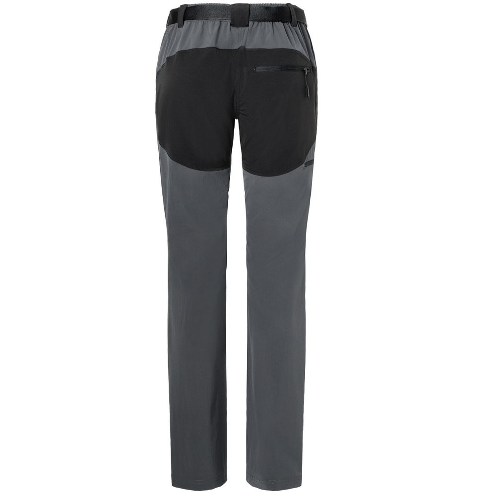 James & Nicholson Dámské trekingové kalhoty JN1205 - Tmavě šedá / černá | M