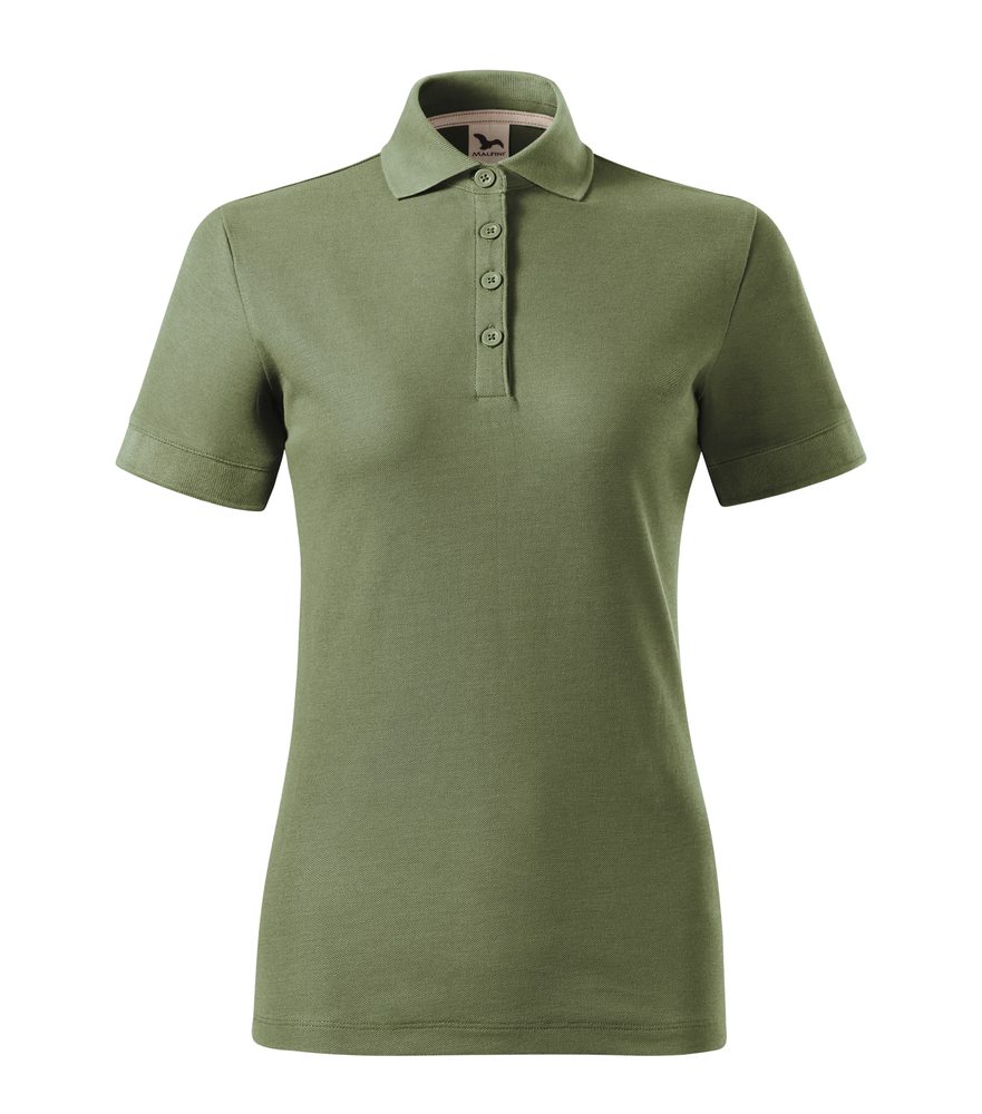 MALFINI Dámska polokošeľa Prime - Khaki | XS