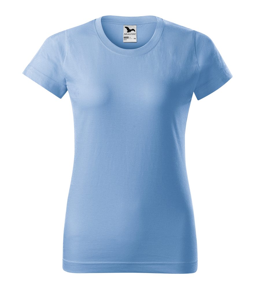 MALFINI Dámské tričko Basic - Nebesky modrá | XS