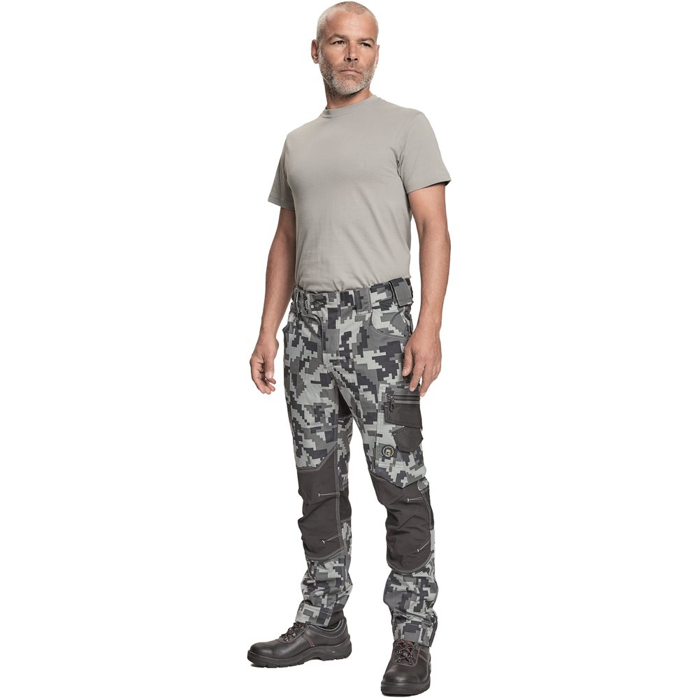 Cerva Pánske pracovné nohavice NEURUM CAMOUFLAGE - Tmavomodrá | 50