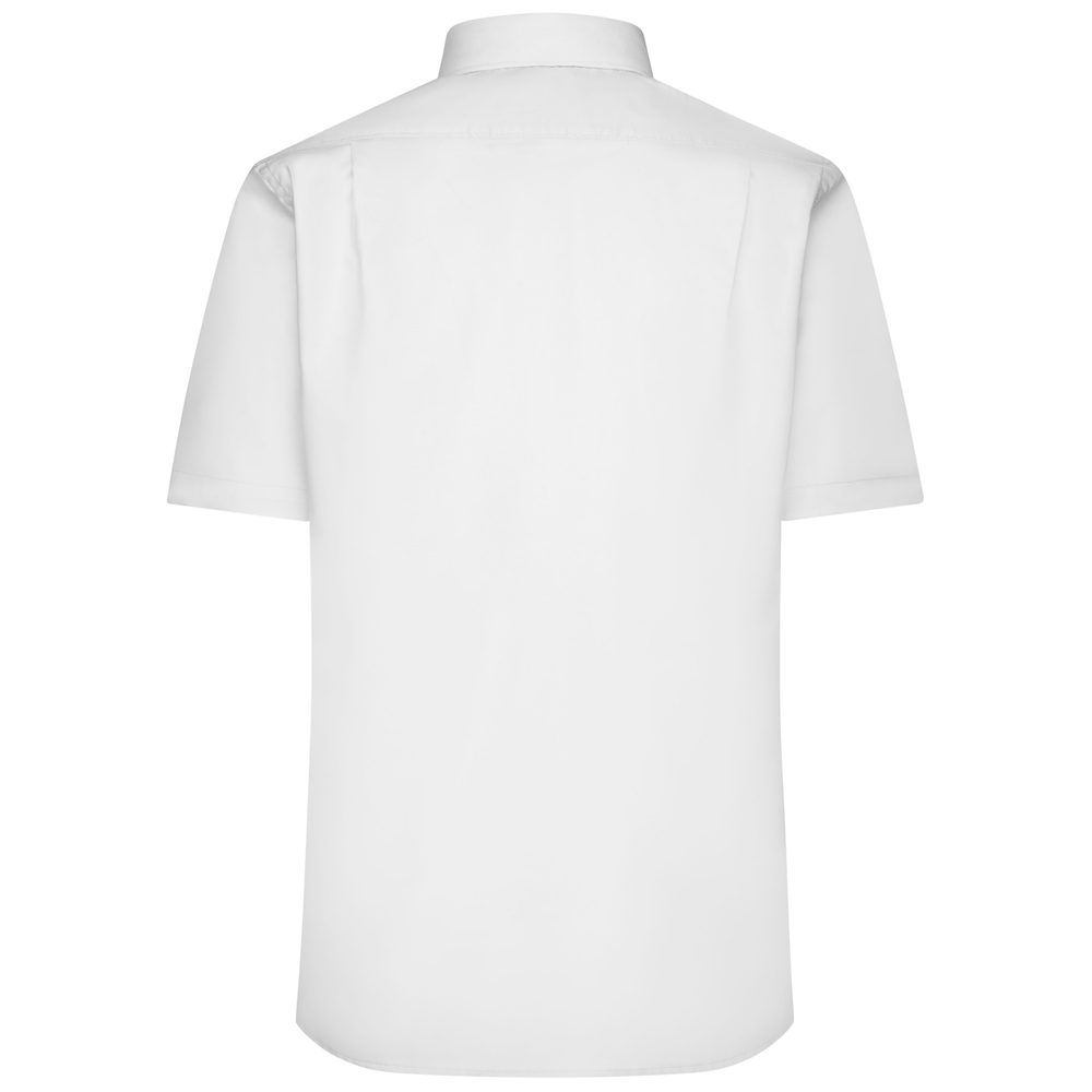 James & Nicholson Pánská košile s krátkým rukávem JN684 - Bílá | XXXL