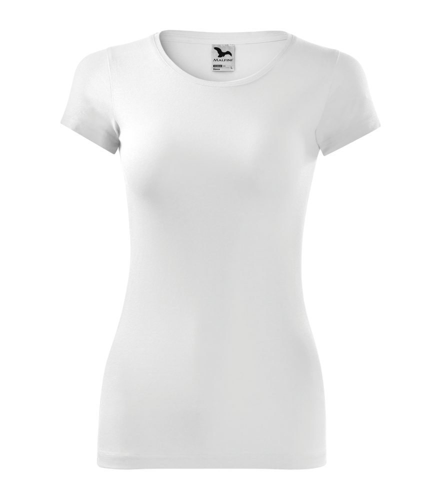 MALFINI Dámske tričko Glance - Biela | M