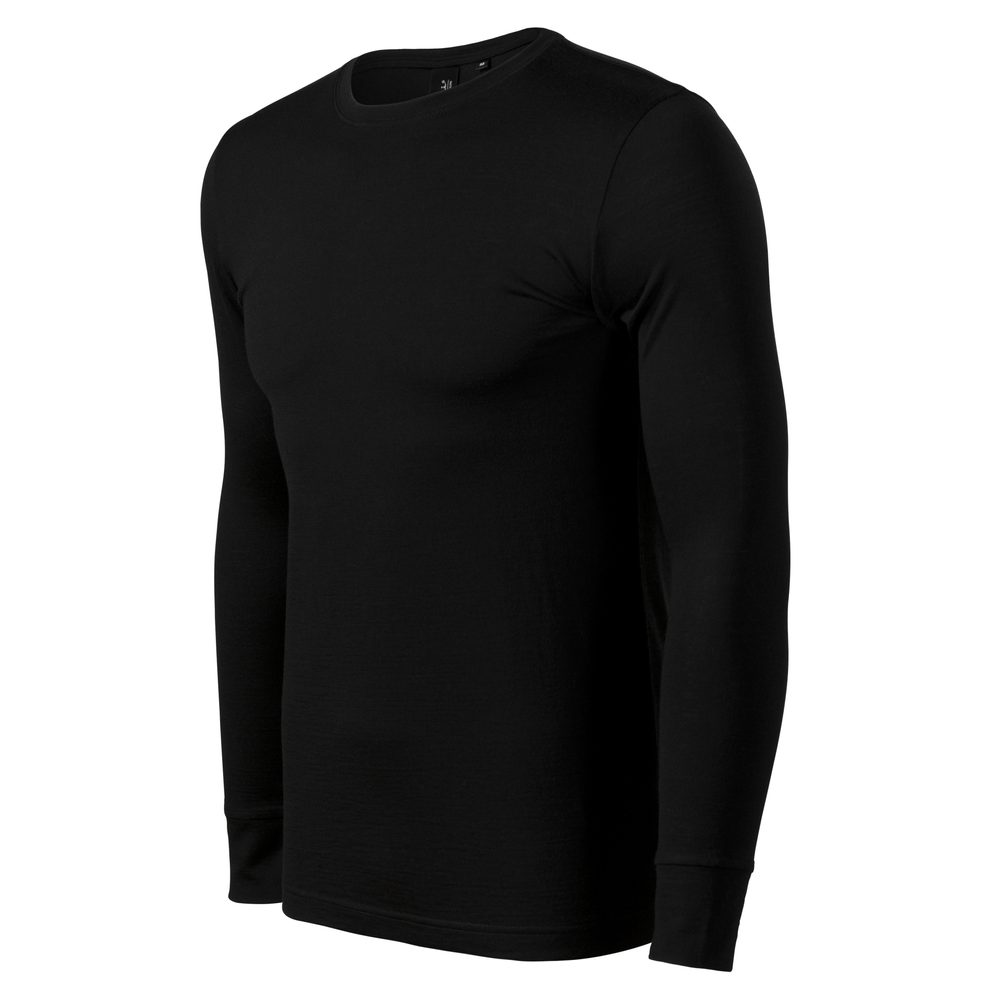 MALFINI Pánske tričko s dlhým rukávom Merino Rise LS - Mandľová | M