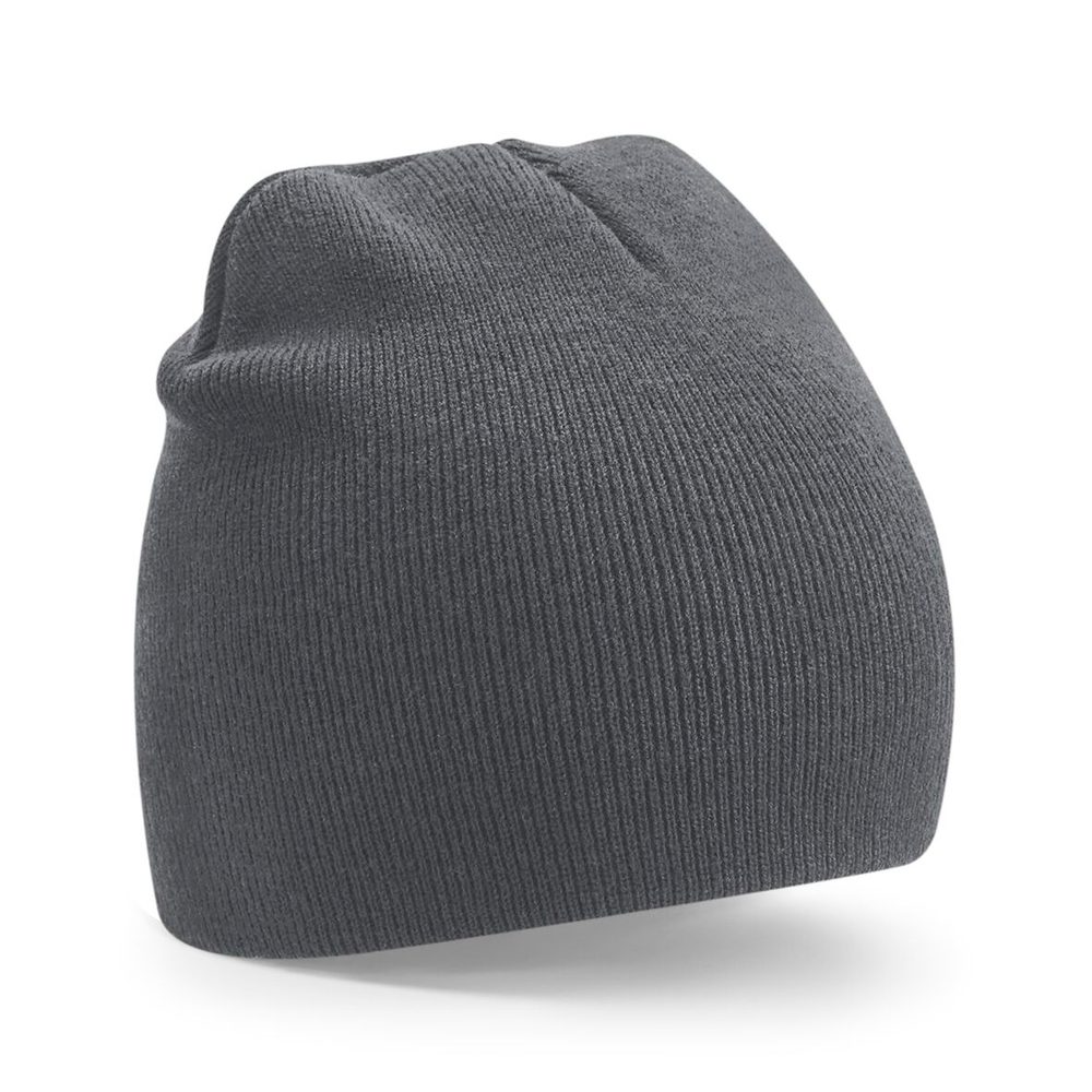 E-shop Beechfield Klasická recyklovaná čiapka Beanie # Grafitová