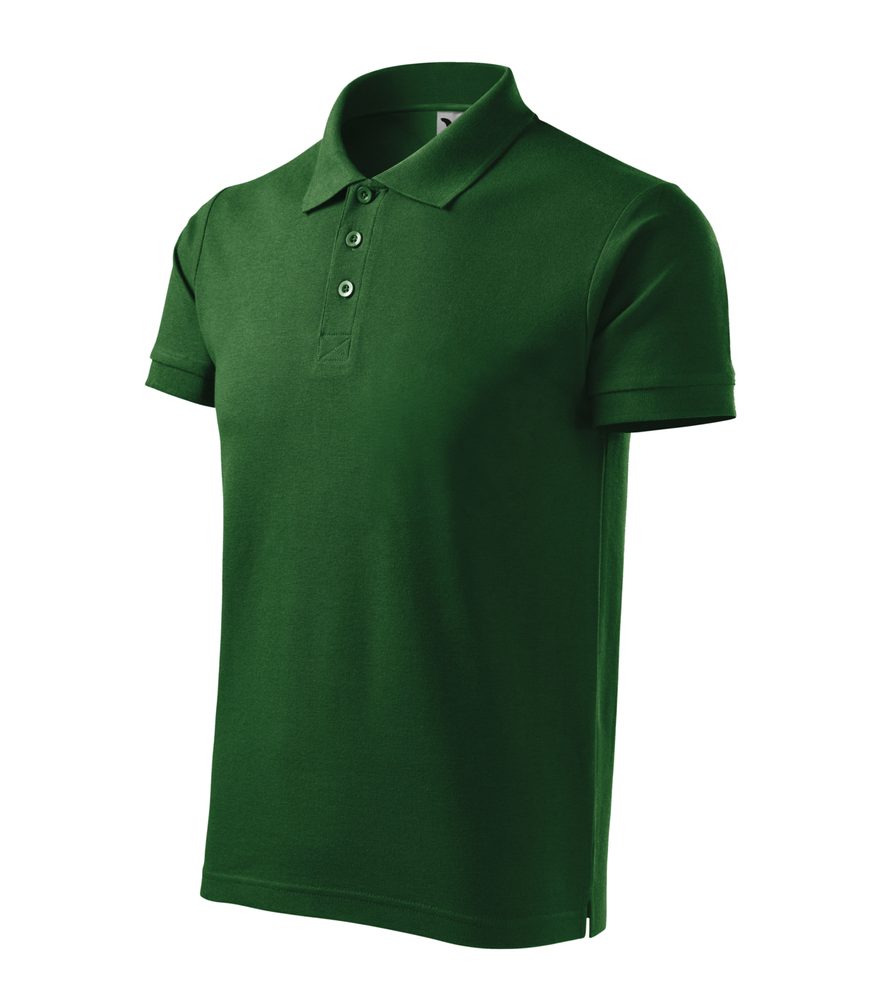 MALFINI Pánská polokošile Cotton - Středně zelená | XXXL