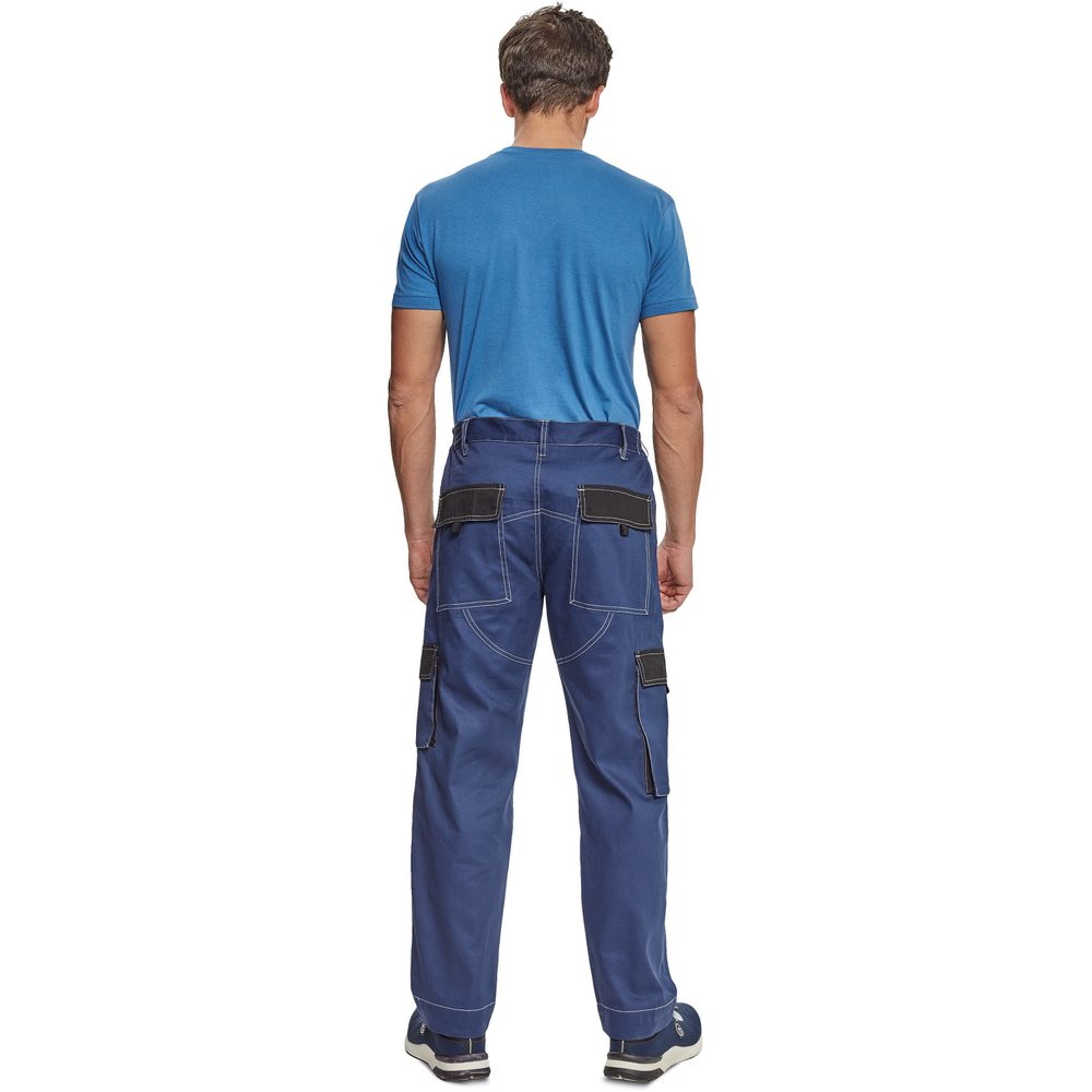 Cerva Pánské pracovní kalhoty MAX SUMMER - Tmavě modrá / antracit | 58