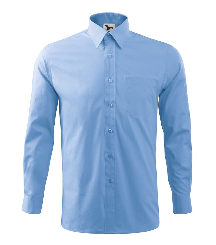 MALFINI Pánská košile Style Long Sleeve - Nebesky modrá | XL