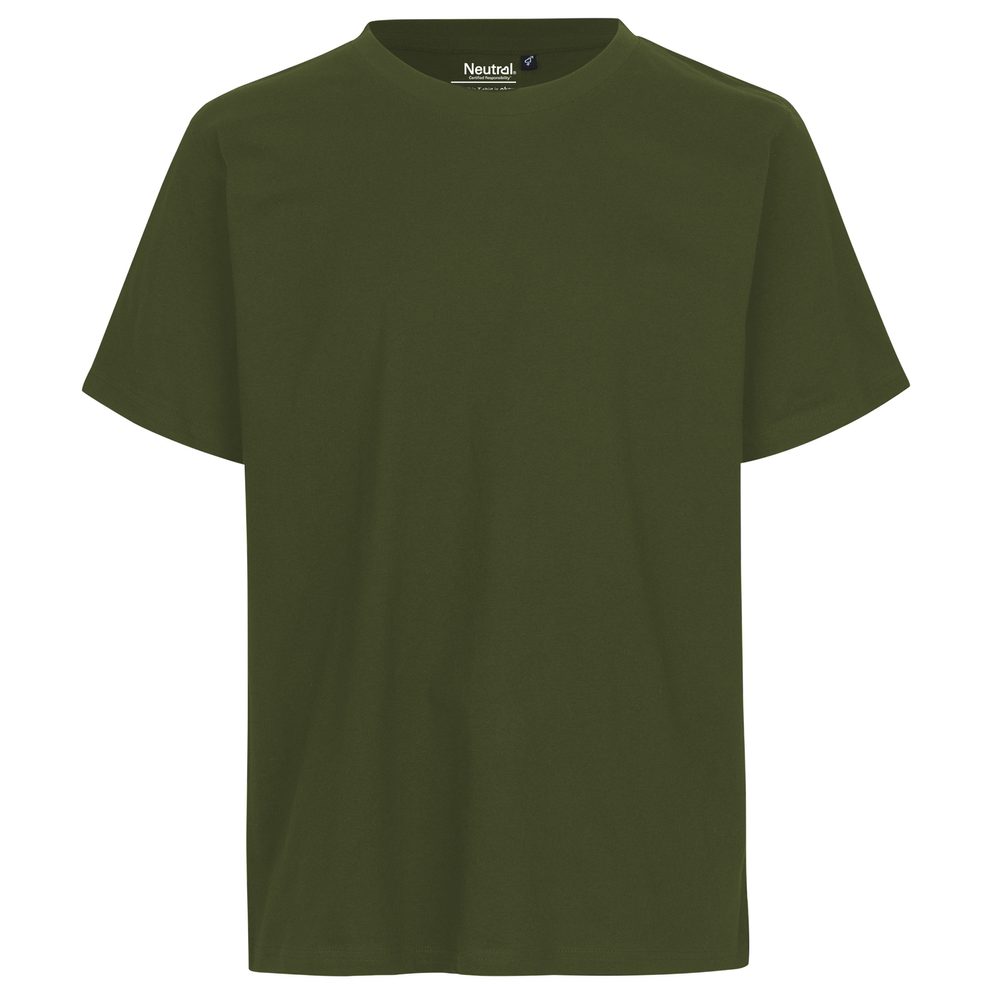 Neutral Tričko z organické Fairtrade bavlny - Military | XXXL