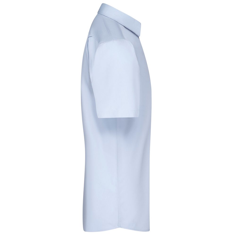 James & Nicholson Pánska košeľa s krátkym rukávom JN680 - Aqua | XXXL