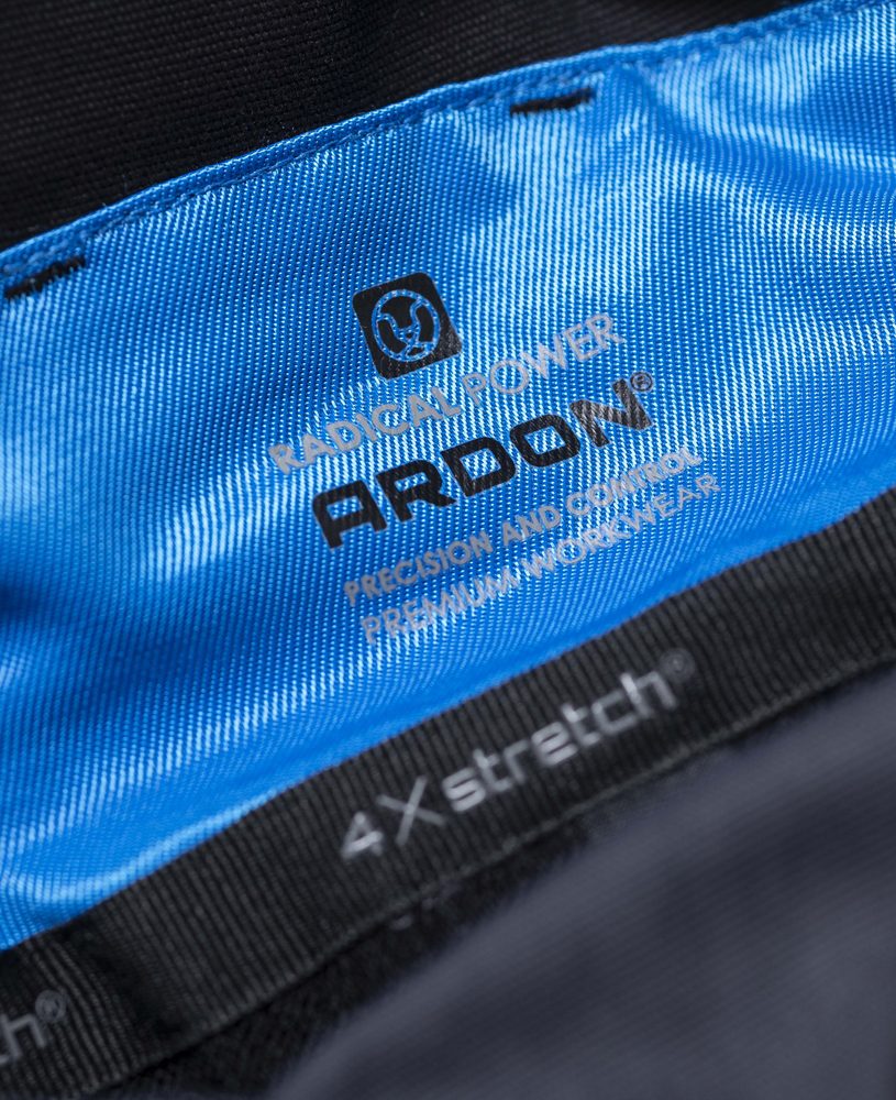 Ardon Pracovní kalhoty s laclem 4Xstretch - Bílá | 60