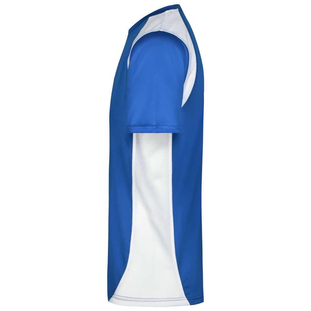 James & Nicholson Pánské sportovní tričko s krátkým rukávem JN306 - Královská modrá / bílá | M