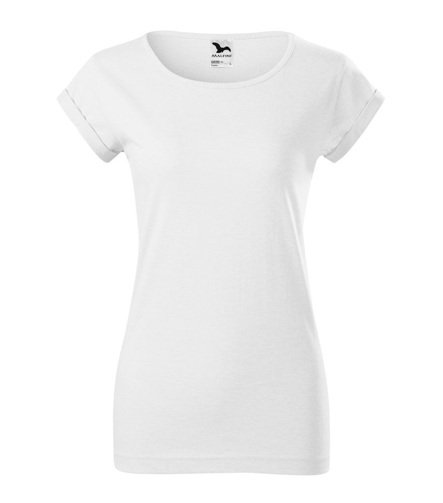 MALFINI Dámske tričko Fusion - Biela | XXL