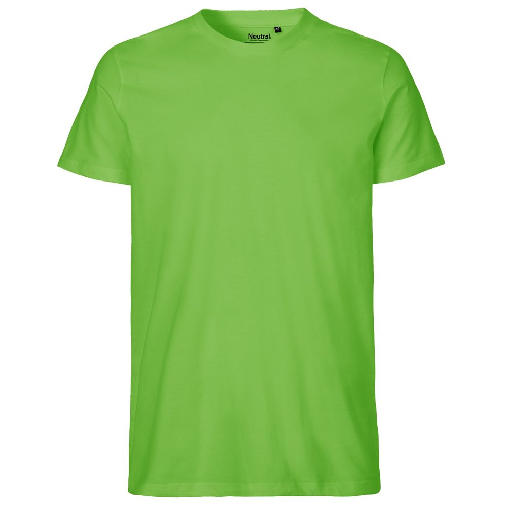 Neutral Pánské tričko Fit z organické Fairtrade bavlny - Limetková | M
