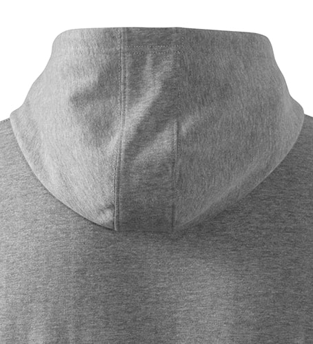 MALFINI Pánska mikina Trendy Zipper - Oceľovo šedá | S