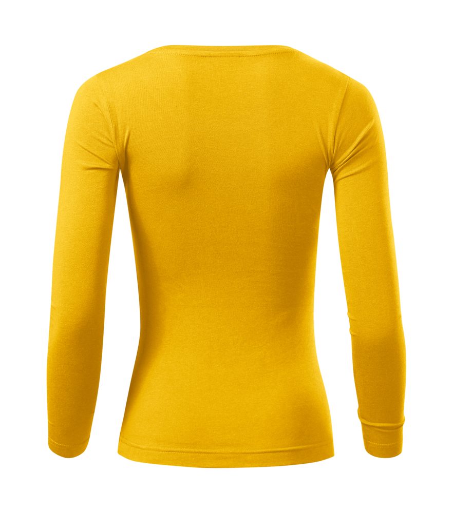 MALFINI Dámske tričko s dlhým rukávom Fit-T Long Sleeve - Fľaškovo zelená | S