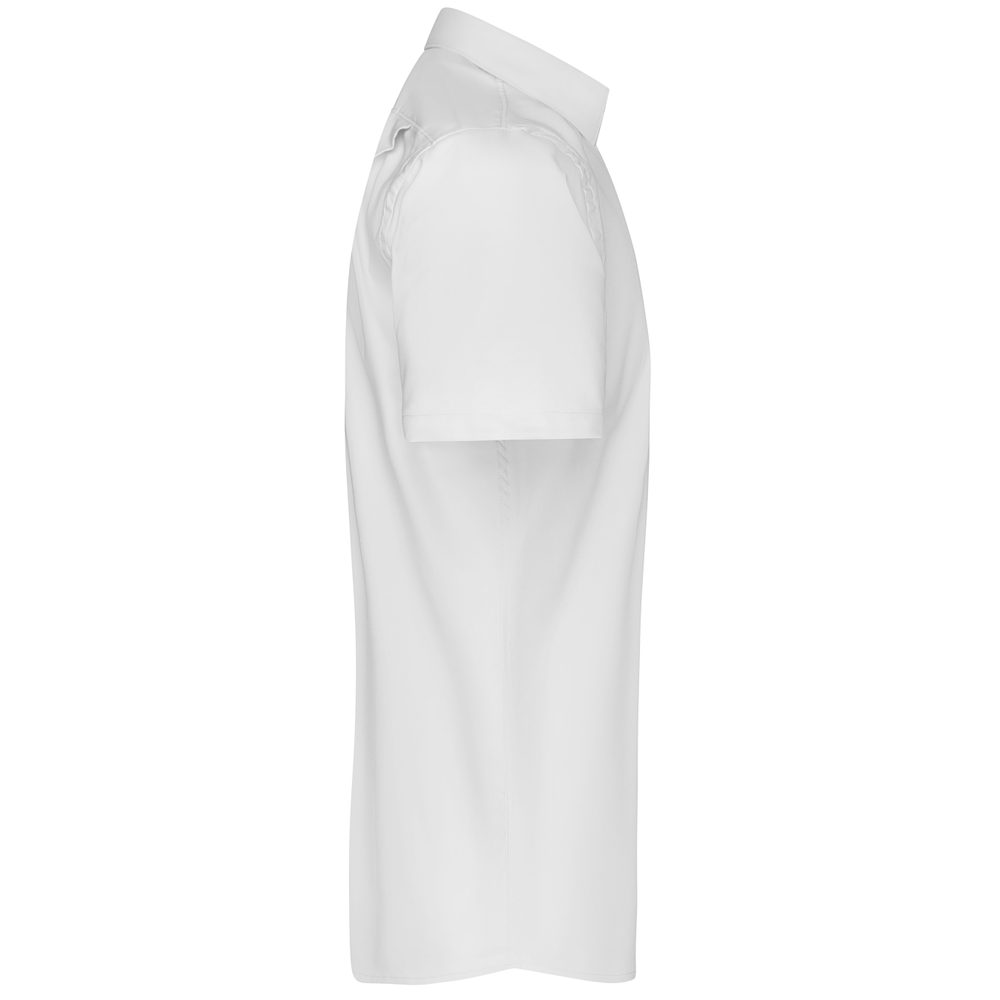 James & Nicholson Pánská košile s krátkým rukávem JN684 - Bílá | M