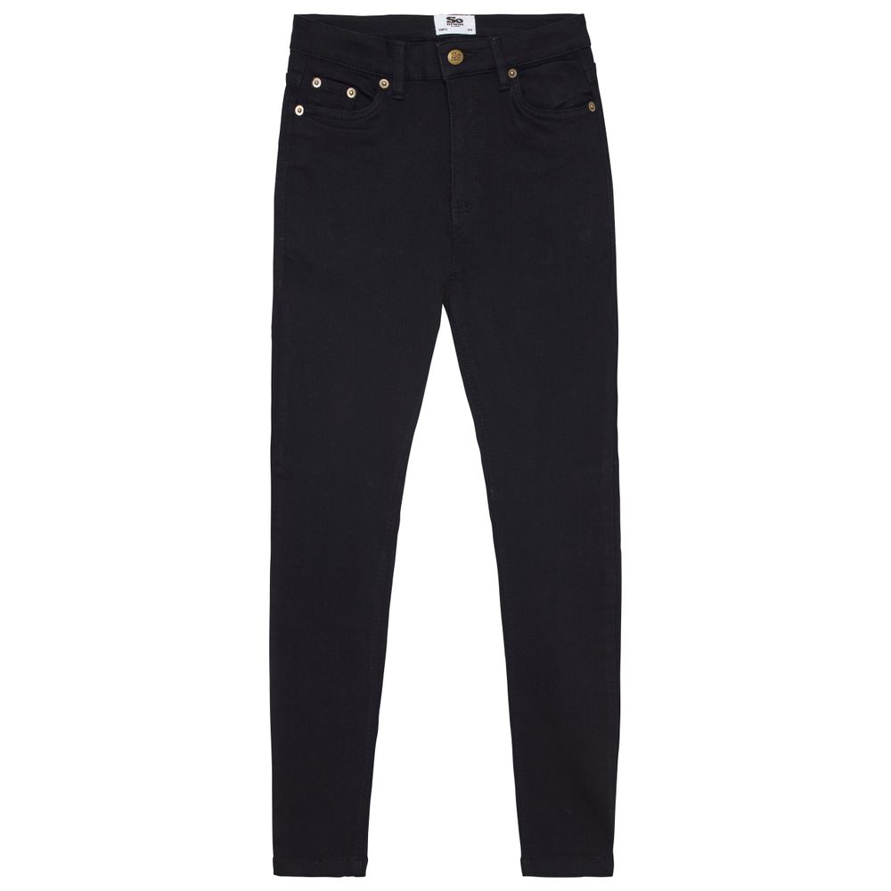 So Denim Dámské Skinny džíny Lara - Černá | UK 10 (EUR 38)/32 (long)