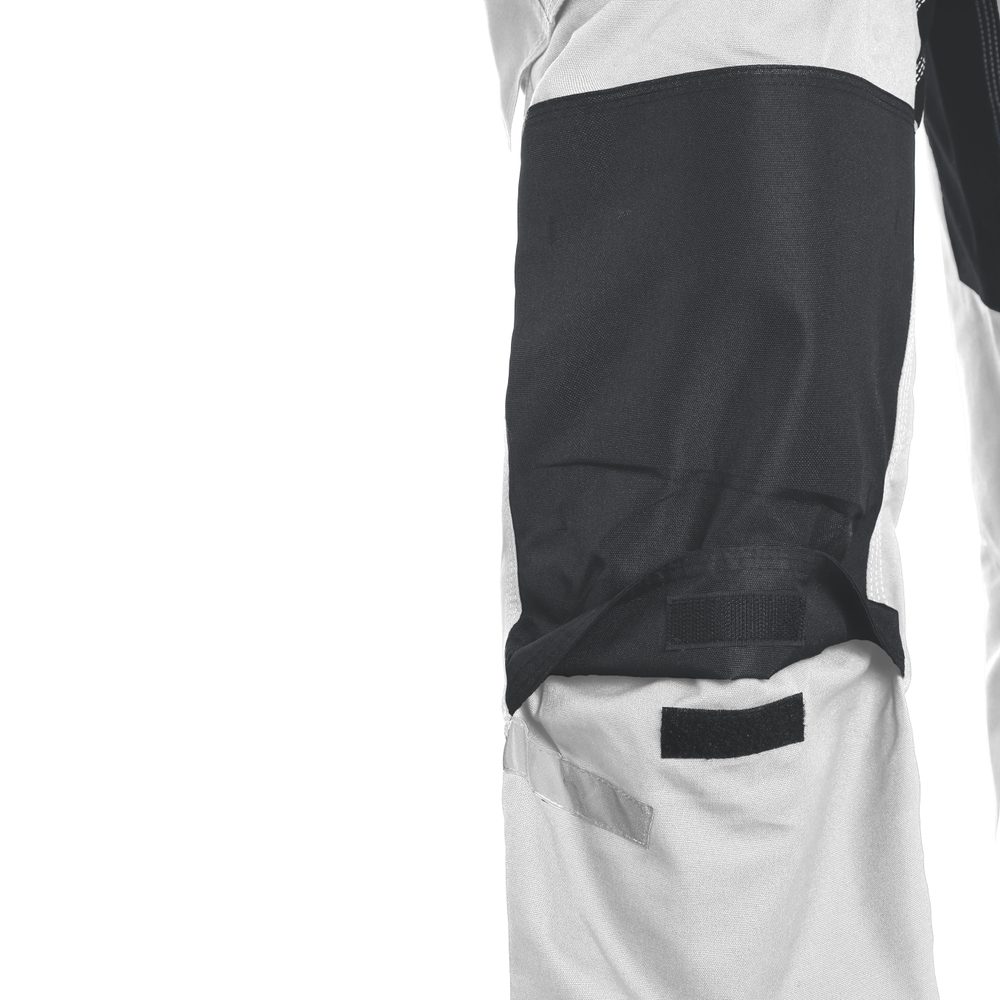 Canis (CXS) Montérkové nohavice s náprsenkou CXS STRETCH - Tmavomodrá / čierna | 48