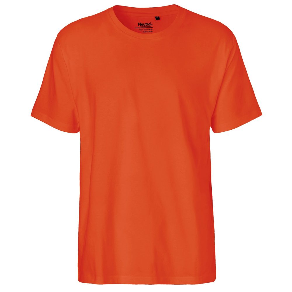 Neutral Pánske tričko Classic z organickej Fairtrade bavlny - Oranžová | XXL