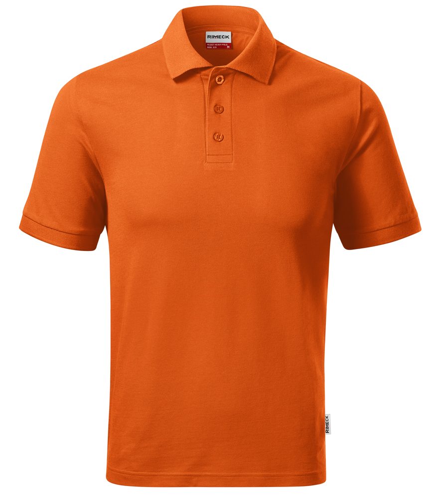 MALFINI Pánska polokošeľa Resist Heavy Polo - Oranžová | XXXXL