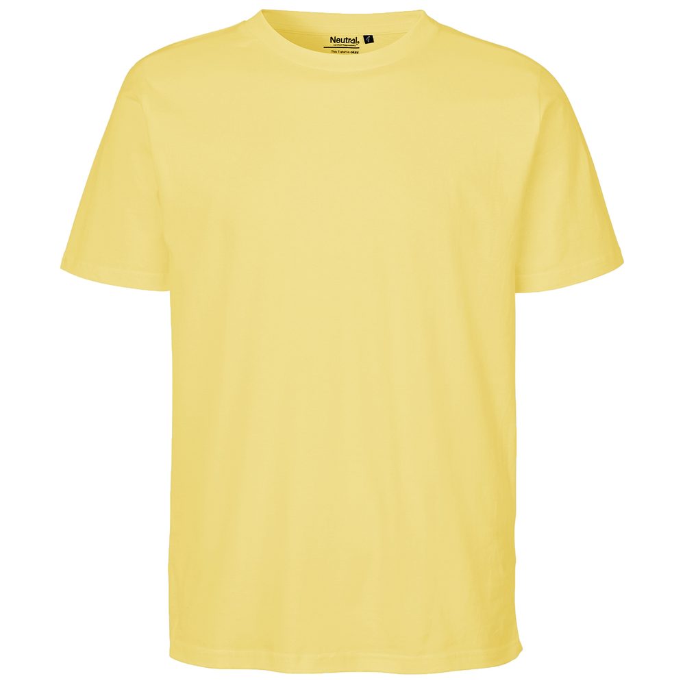 Neutral Tričko z organické Fairtrade bavlny - Dusty yellow | L