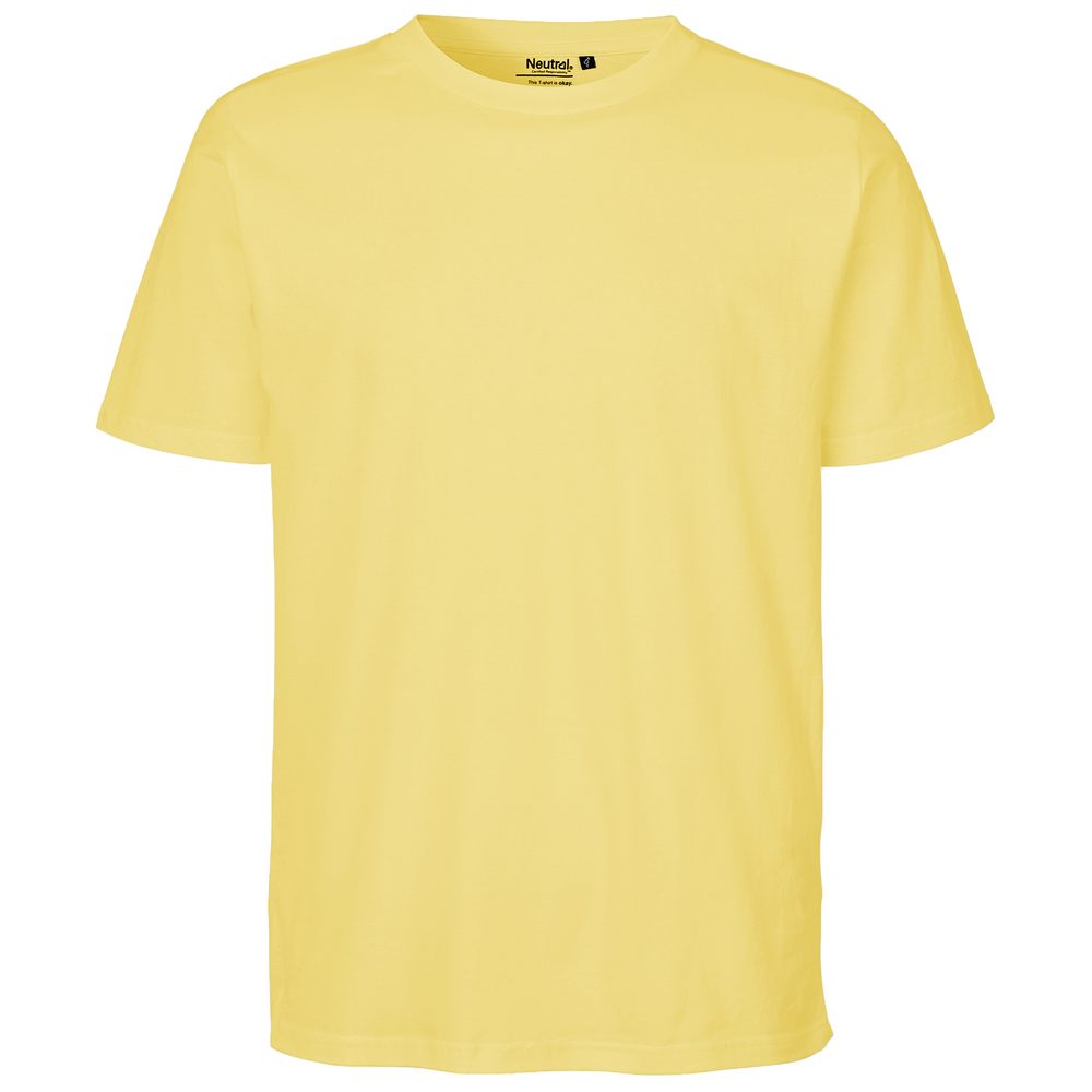 Neutral Tričko z organickej Fairtrade bavlny - Dusty yellow | M