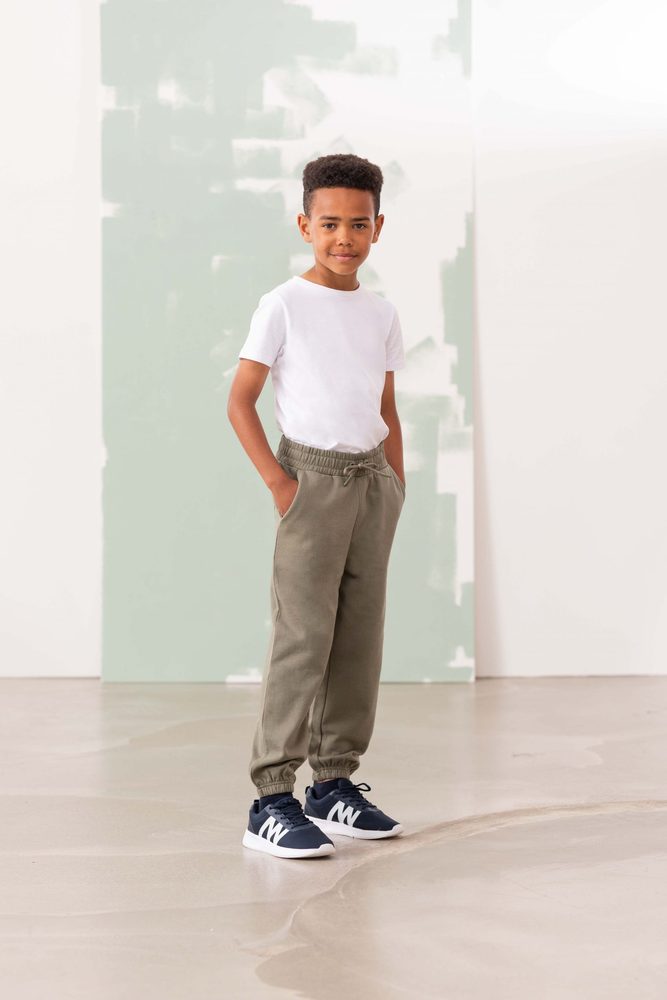 SF (Skinnifit) Detské teplákové nohavice z udržateľných materiálov - Čierna | 11-12 rokov