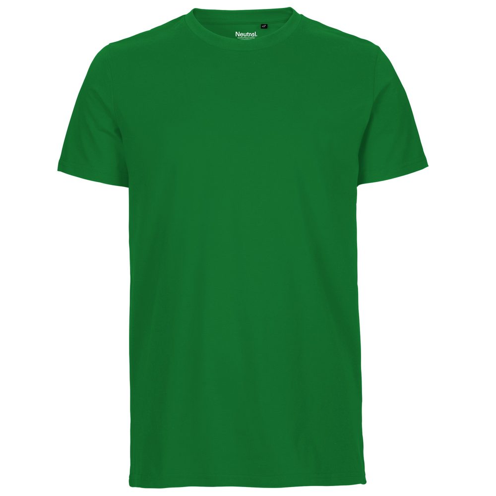 Neutral Pánske tričko Fit z organickej Fairtrade bavlny - Zelená | M